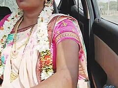 Indian Bhabi In Saree Car Romance With Dirty Talks