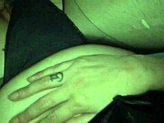 milf in tight leggings and nylon stockings