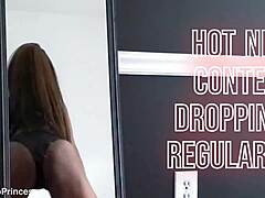 Ebony Amateur Twerks Ass in Lingerie and Costumes with Sexy Dancing Moves.