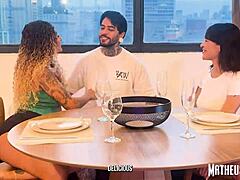 Bruninha Surfista And Stellar Engage In Threesome Sex After Game Challenge