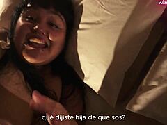 Stepbrother Detonates Throat With Dick After Luchitas