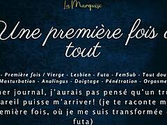 A first time for everything in french audio futa porn