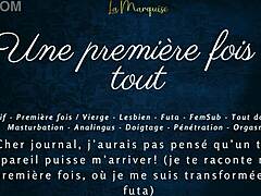 A first time for everything in french audio futa porn
