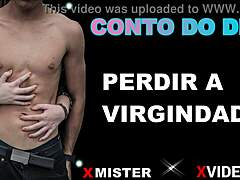 Amateur brasileña pierde virginidad en escena erótica