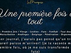 A first time for everything in french audio futa porn