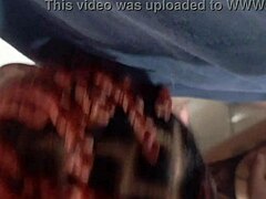 young stud cums early in latina's mouth