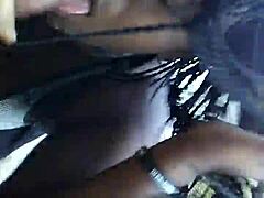 INTERRACIAL PUBLIC BLOWJOB AND DOGGYSTYLE OUTDOORS