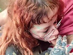 Emotional First Time Oral In Dad's Car With Submissive Teasing