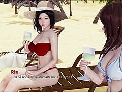 Indian Babe With Big Tits And Ass In Game Of Desire!