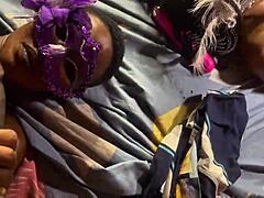 two slim teens play then get hardcore with big black dicks 😏