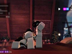 Threesome with Fans Bent Over Riding