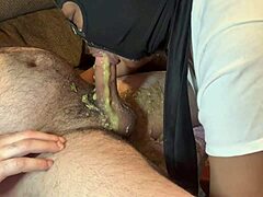 Ebony bdsm pig puking from intense facefuck does deep filthy rimming