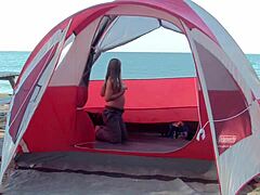 housewife milf wanna the guys on the beach 😎