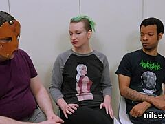 naughty kitten in asshole asylum for treatment.