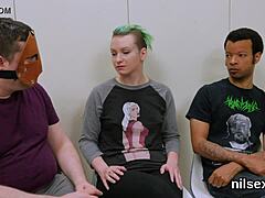 naughty kitten in asshole asylum for treatment.