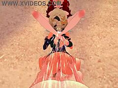 Astra Yao and Evelyn in 3D hentai uncensored