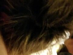 dirty slut sucks cock and licks ass