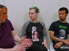 naughty kitten in asshole asylum for treatment.