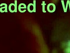 curvy wife masturbates with dildo while friend films close up.