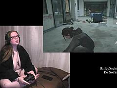 Brunette BBW Plays Naked Last of Us 2