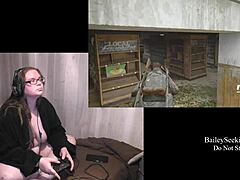Brunette BBW Plays Naked Last of Us 2