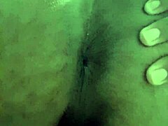 Intense anal gaping with toys