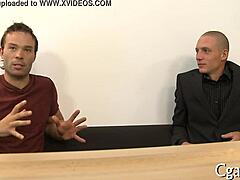 blowjob for charming gay man