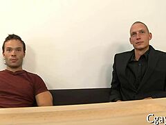 blowjob for charming gay man