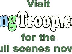 Gay soldier compelled to deep sucking