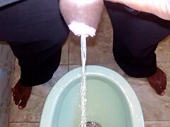 a boy pees with a black man in the story