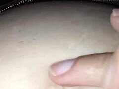 gretala lying down and relaxing in toilet