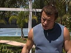 i see lena ride outside and get facial