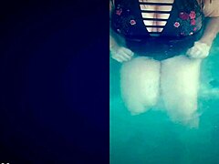 Hot Tub Fun With Horny White Teen Teasing Wet Pussy and Big Ass