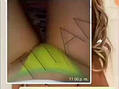 sexy venezuelan surprises with naked video call and self-pleasure