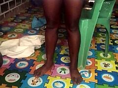 Crazy Bitch Twerks Naked Intensely