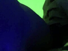 Couple moans as he smashes phat ass in lingerie garage 😩💥