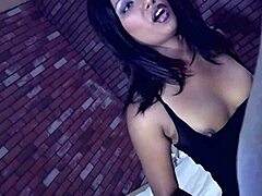 Stacked brunette enjoys a monster cock intriguingly