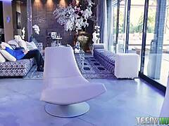 Darcie Belle Tiny Babe Meets Huge Dick