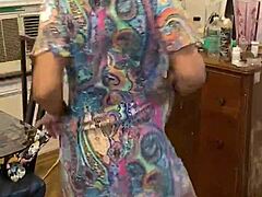 Mature Latina Anna Maria in Zomerjurkje