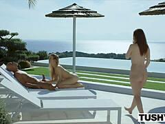 Fiance begs for ass sharing with couple