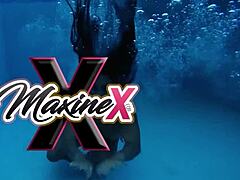 Big Boobs Star Maxine X in Gangbang Scene