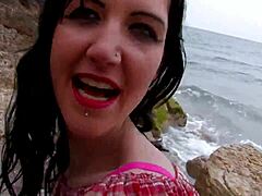 Is this couple fucking outdoors fast?