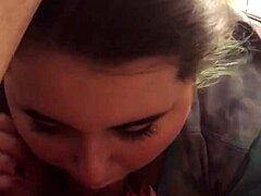 Thick married bride sucks cock at wedding