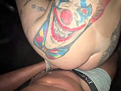 Heavy orgy on street without condoms