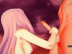 Sakura gives naruto handjob then fucks him in naruto hentai