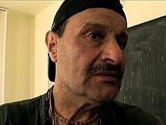 Teen 18+ and MILF in Impromptu Threesome Anal and Blowjob in Classroom