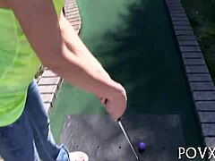 Barely Legal Teen in POV Blowjob Scene