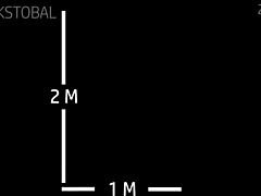 Young girl bent over hard in public quarantine