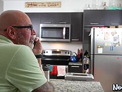 Cheating Hubby Busted in Double Hardcore with Teen 18+