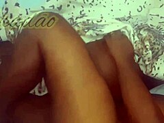 Thrusting nicely and cumming in my naughty black girl's huge ass